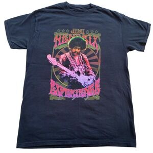 Authentic Hendrix Graphic Band T-Shirt Med Jimi Hendrix Experience Cotton Unisex